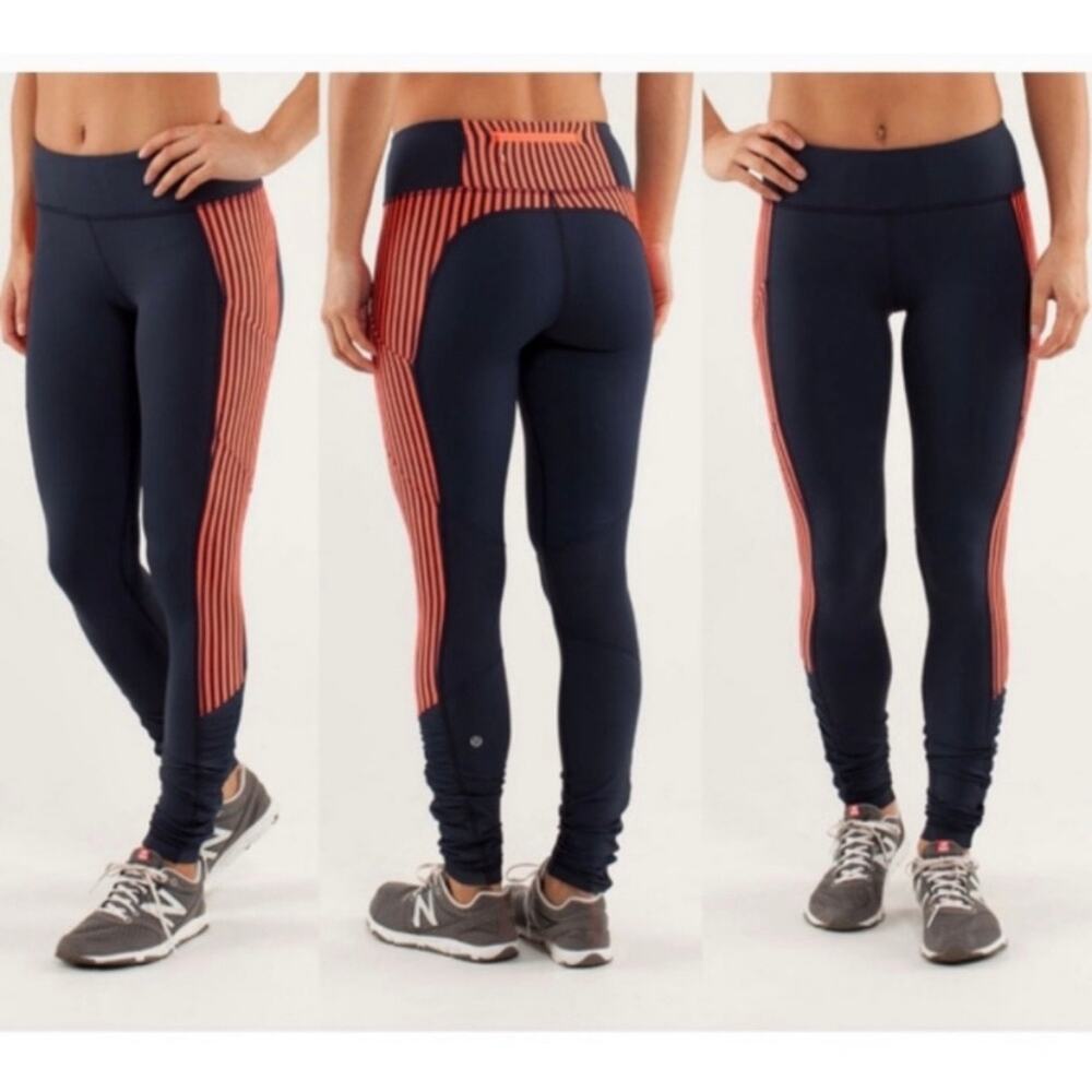 Lululemon Run: Get Up And Glow Tight In Inkwell/C… - image 1